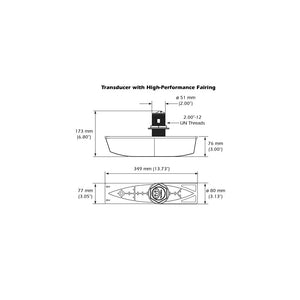 Airmar B785C-M CHIRP Bronze Thru-Hull w/Fairing Block - 600W [B785C-M-MM] Airmar