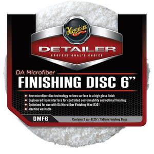 Meguiars DA Microfiber Finishing Disc - 6" - 2-Pack [DMF6] - BuoyMart.com  Cleaning Meguiar's