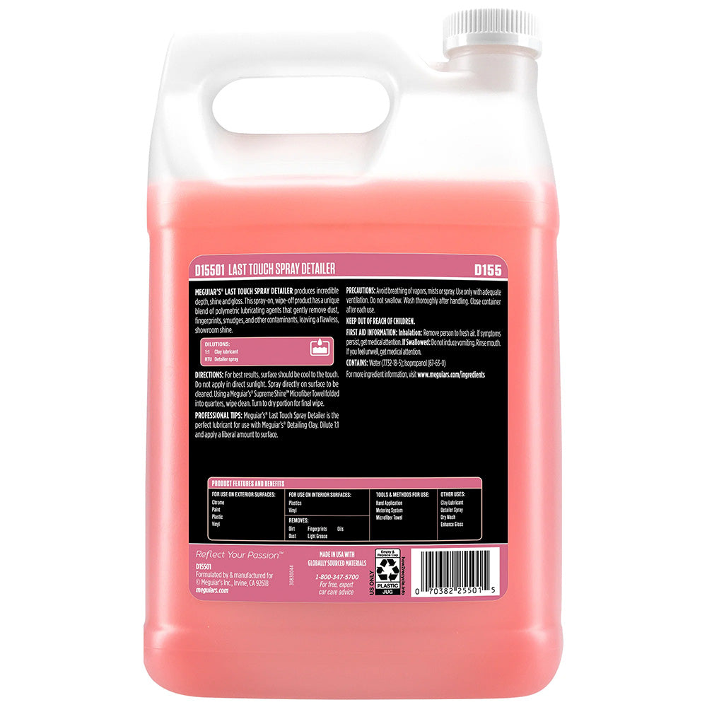 Meguiars Detailer Last Touch Spray Detailer - 1-Gallon [D15501] Meguiar's
