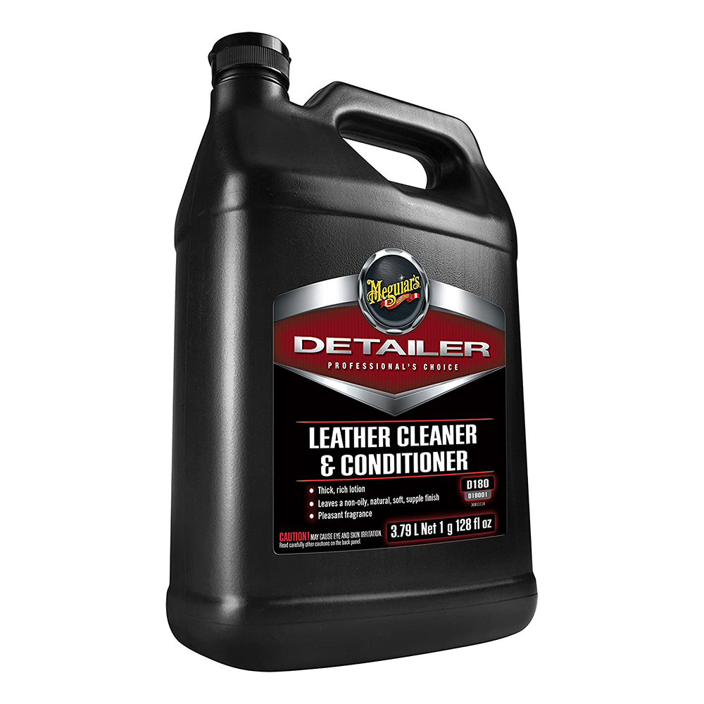Meguiars Detailer Leather Cleaner  Conditioner - 1-Gallon [D18001] - BuoyMart.com  Cleaning Meguiar's