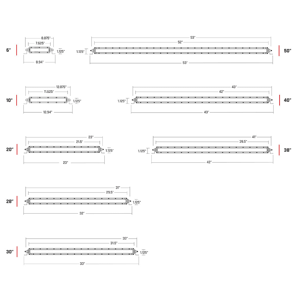 RIGID Industries SR-Series PRO - 50" Spot/Flood Combo - White [350314] - BuoyMart.com  Light Bars RIGID Industries