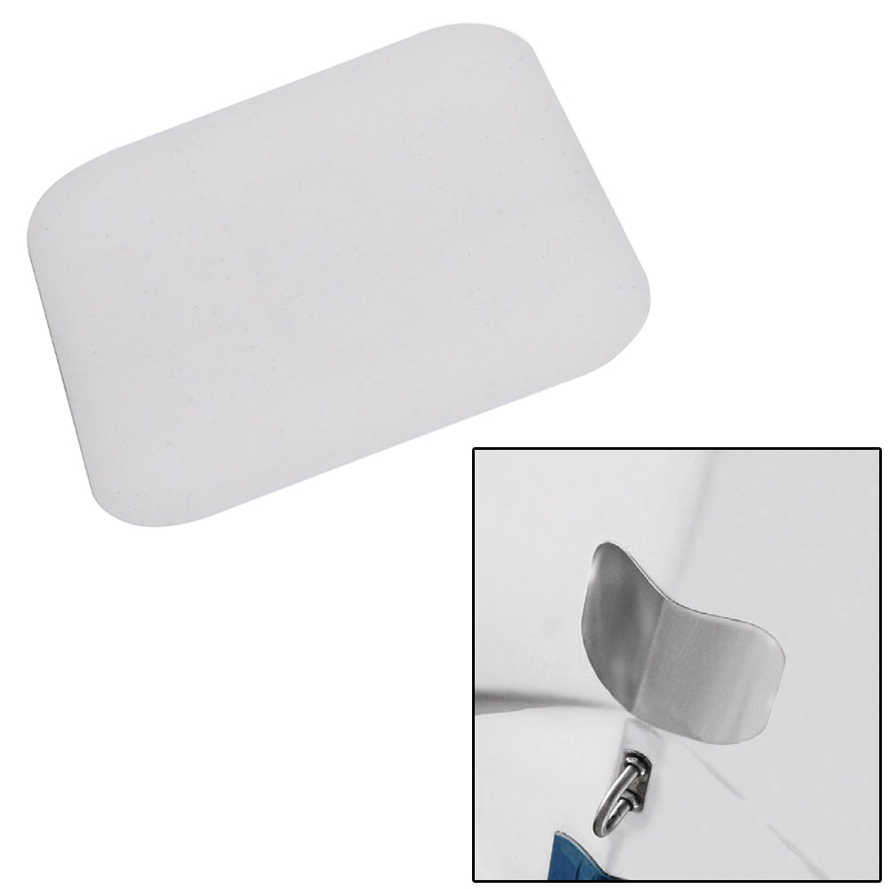 Megaware ScuffBuster Standard - 5.75" x 4.5" - Solid Bowguard - 22G - Stainless Steel [02637] - BuoyMart.com  Rollers & Brackets Megaware