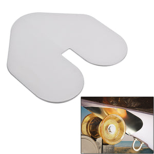 Megaware ScuffBuster XL w/Notch - 9" x 8.75" - Notched - 22G - Stainless Steel [80638] - BuoyMart.com  Rollers & Brackets Megaware