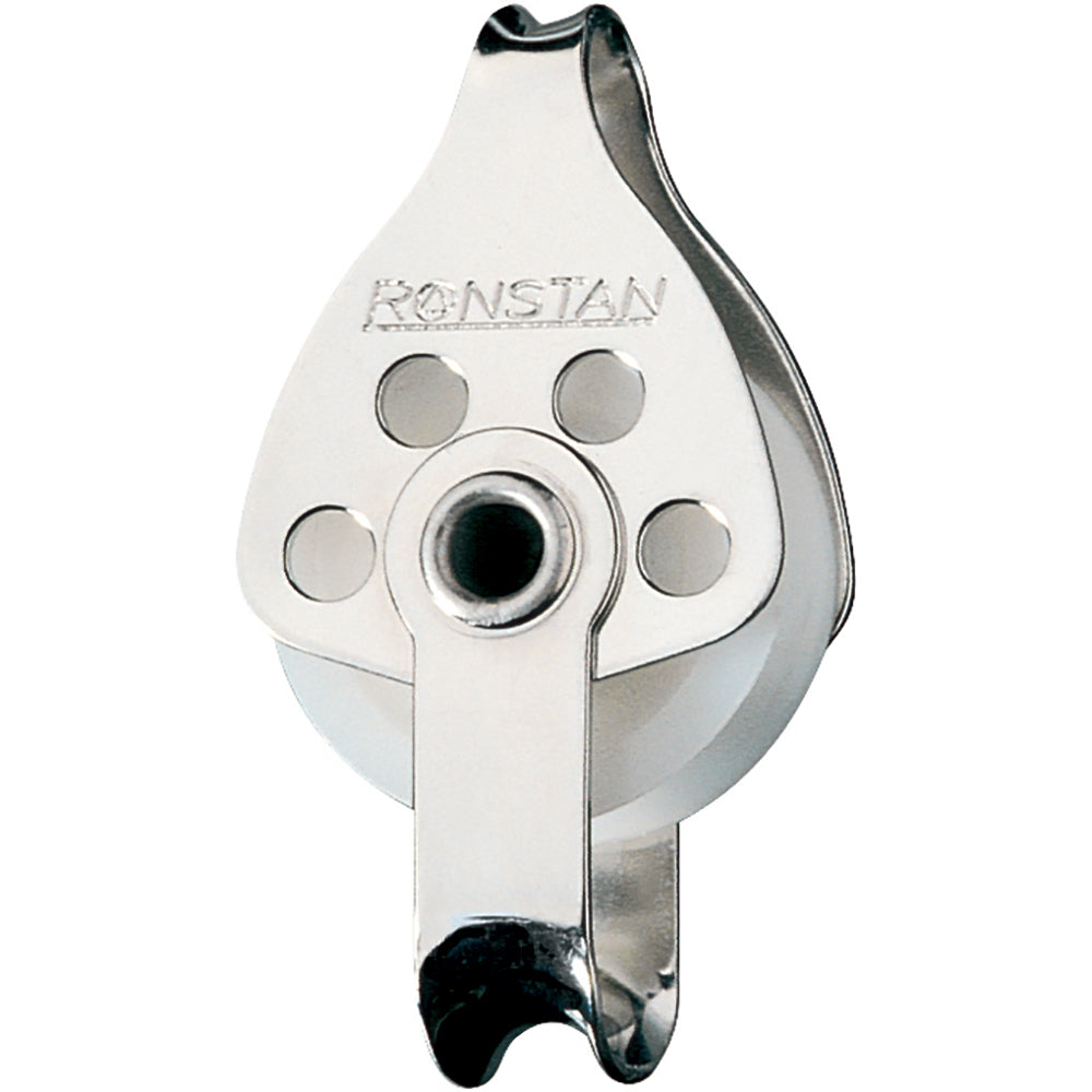 Ronstan Series 30 Utility Block - Single, Becket, Loop Head [RF681] - BuoyMart.com  Blocks Ronstan