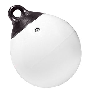 Taylor Made 18" Tuff End Inflatable Vinyl Buoy - White [1149] - BuoyMart.com  Buoys Taylor Made