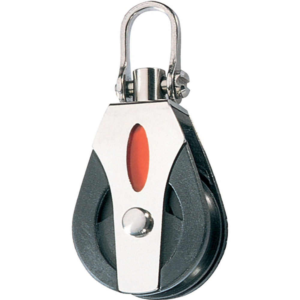 Ronstan Series 30 Utility Ball Bearing Block - Single, Swivel Shackle Head [RF30100] - BuoyMart.com  Blocks Ronstan