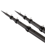 Tigress XD 3k Carbon Fiber Telescoping Outrigger Poles - 18 feet - Matte Black/ Black - Pair [88679] - BuoyMart.com  Outriggers Tigress