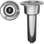 Mate Series Stainless Steel 0 Rod  Cup Holder - Drain - Round Top [C1000D] - BuoyMart.com  Rod Holders Mate Series