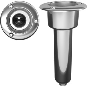 Mate Series Stainless Steel 0 Rod  Cup Holder - Drain - Round Top [C1000D] - BuoyMart.com  Rod Holders Mate Series