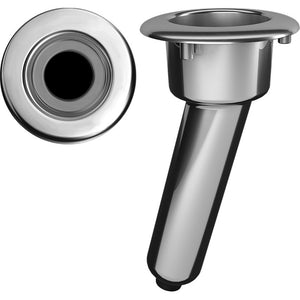 Mate Series Elite Screwless Stainless Steel 15 Rod  Cup Holder - Drain - Round Top [C1015DS] - BuoyMart.com  Rod Holders Mate Series