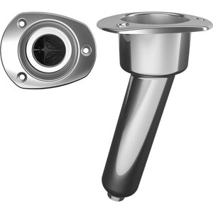 Mate Series Stainless Steel 15 Rod  Cup Holder - Drain - Oval Top [C2015D] - BuoyMart.com  Rod Holders Mate Series