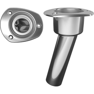 Mate Series Stainless Steel 15 Rod  Cup Holder - Open - Oval Top [C2015ND] - BuoyMart.com  Rod Holders Mate Series
