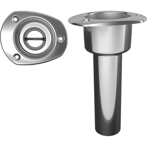Mate Series Stainless Steel 0 Rod  Cup Holder - Open - Oval Top [C2000ND] - BuoyMart.com  Rod Holders Mate Series