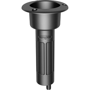 Mate Series Plastic 0 Rod  Cup Holder - Drain - Round Top - Black [P1000DB] - BuoyMart.com  Rod Holders Mate Series