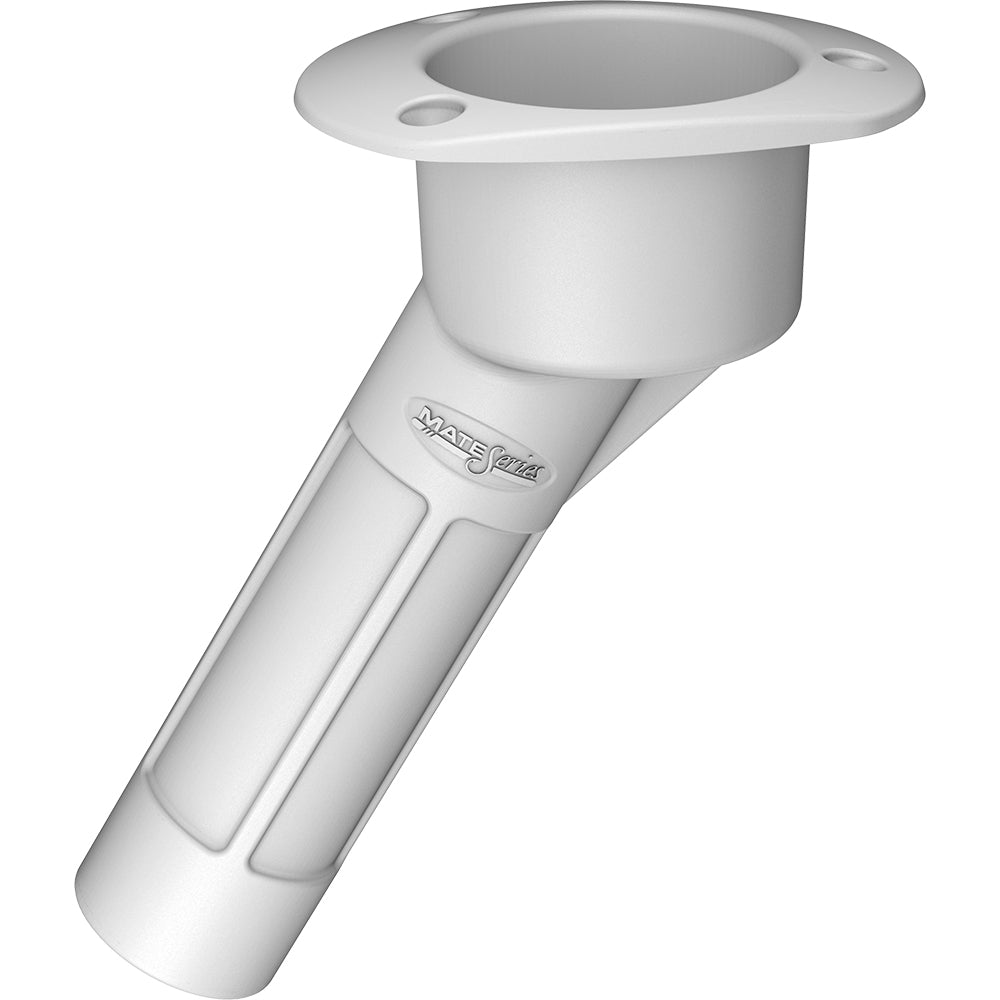 Mate Series Plastic 30 Rod  Cup Holder - Open - Oval Top - White [P2030W] - BuoyMart.com  Rod Holders Mate Series