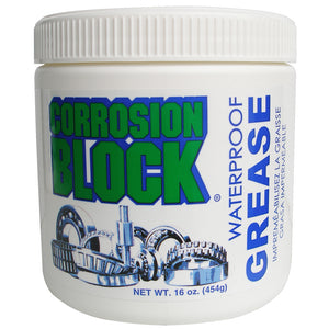 Corrosion Block High Performance Waterproof Grease - 16oz Tub - Non-Hazmat, Non-Flammable  Non-Toxic [25016] - BuoyMart.com  Cleaning Corrosion Block