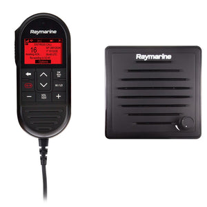 Raymarine Ray90 Wired Second Station Kit w/Passive Speaker, RayMic Wired Handset  RayMic Extension Cable - 10M [T70432] - BuoyMart.com  Accessories Raymarine