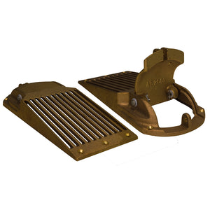 GROCO Bronze Slotted Hull Scoop Strainer w/Access Door f/Up to 1-1/4" Thru Hull [ASC-1250] - BuoyMart.com  Fittings GROCO