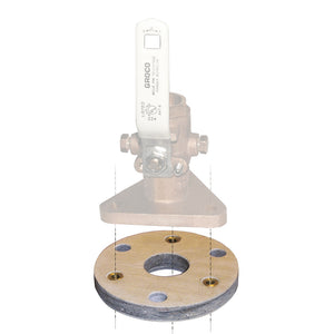 GROCO Backing Block f/1-1/4"  1-1/2" Seacocks [BB-2] - BuoyMart.com  Fittings GROCO
