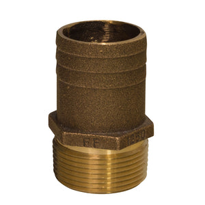 GROCO 1" NPT x 1-1/4" Bronze Full Flow Pipe to Hose Straight Fitting [FF-1000] - BuoyMart.com  Fittings GROCO