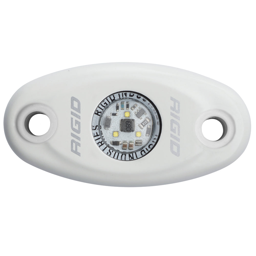 RIGID Industries A-Series White Low Power LED Light - Single - Natural White [480143] - BuoyMart.com  Interior / Courtesy Light RIGID Industries