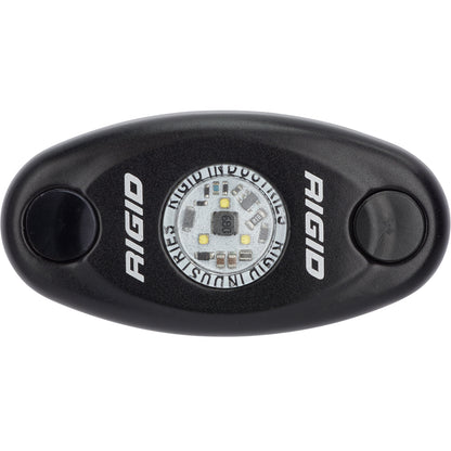 RIGID Industries A-Series Black Low Power LED Light - Single - Amber [480343] - BuoyMart.com  Interior / Courtesy Light RIGID Industries
