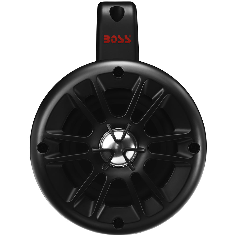 Boss Audio 4" BM40AMPBT Amplified Waketower Speakers - Matte Black - 500W [BM40AMPBT] - BuoyMart.com  Speakers - Tower/Soundbars Boss Audio