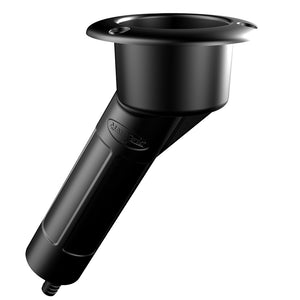 Mate Series Plastic 30 Rod  Cup Holder - Drain - Round Top - Black [P1030DB] - BuoyMart.com  Rod Holders Mate Series