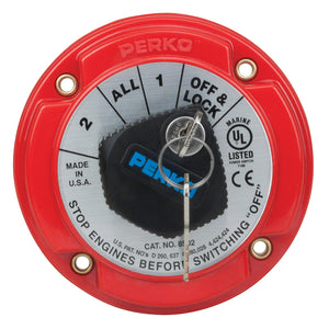 Perko Medium Duty Battery Selector Switch w/Key Lock [8502DP] - BuoyMart.com  Battery Management Perko