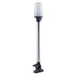 Perko Fold Down All-Round Pole Light - Vertical Mount - White [1137DP0CHR] - BuoyMart.com  Navigation Lights Perko