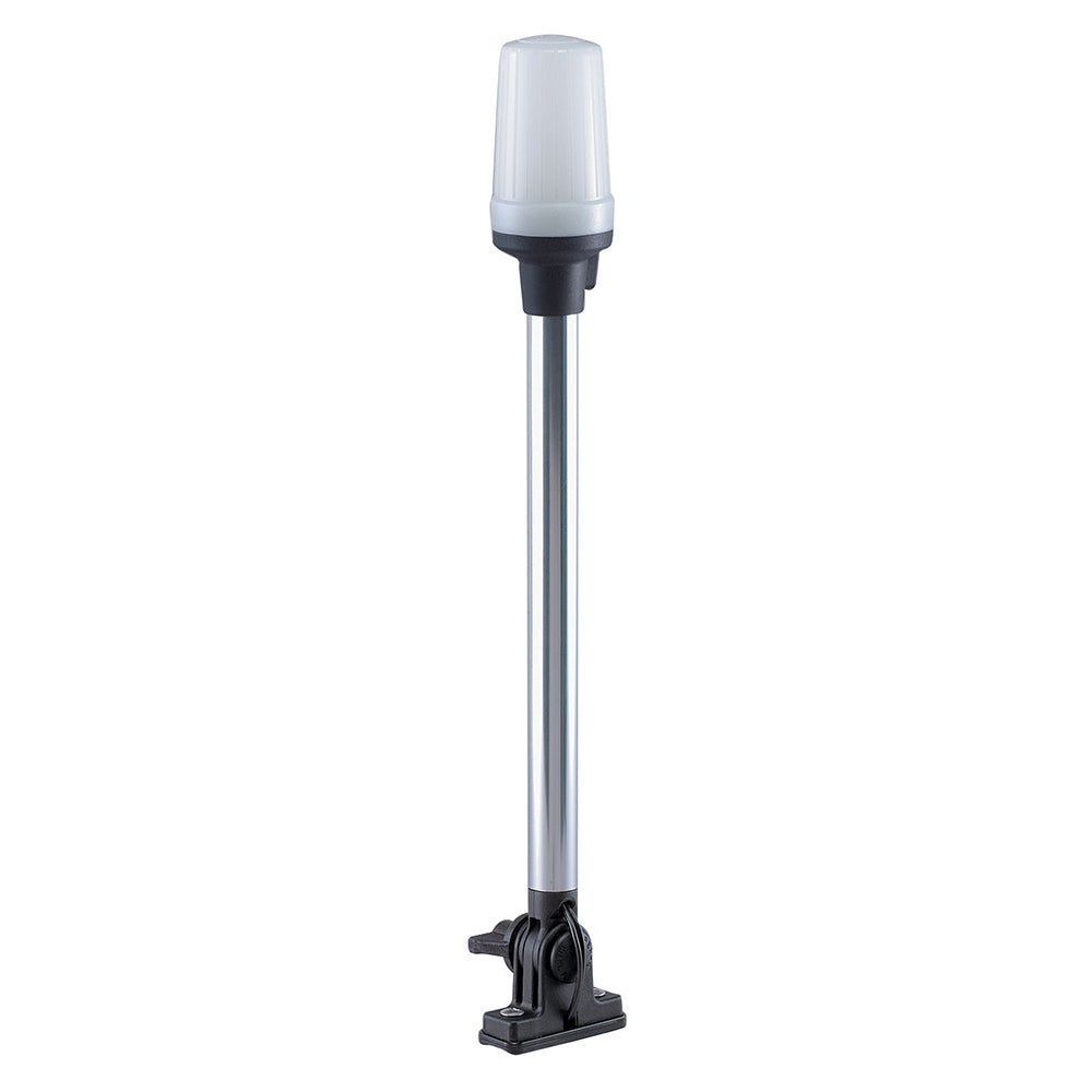 Perko Fold Down All-Round Pole Light - Vertical Mount - White [1137DP0CHR] - BuoyMart.com  Navigation Lights Perko