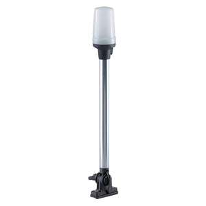 Perko Fold Down All-Round Pole Light - Vertical Mount - White [1137DP0CHR] - BuoyMart.com  Navigation Lights Perko