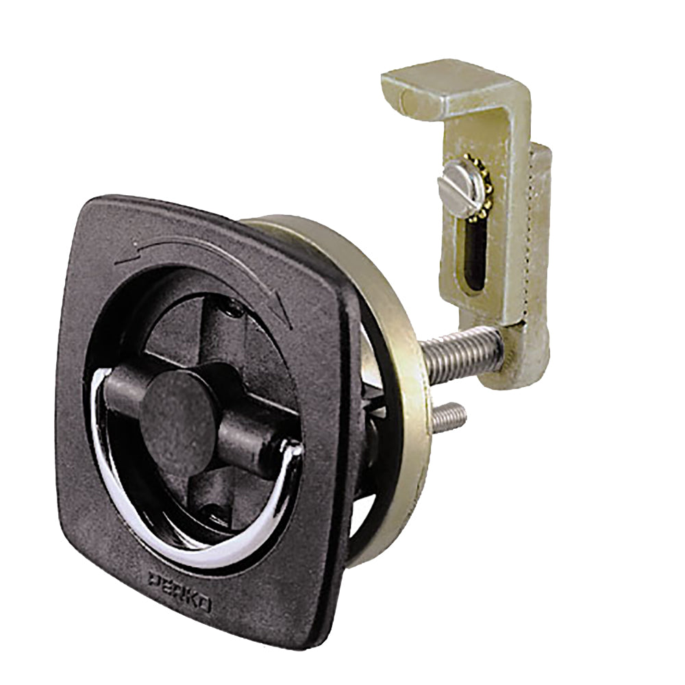 Perko Flush Latch - Non-Locking - 2.5" x 2.5" w/Offset Adjustable Cam Bar [0932DP2BLK] - BuoyMart.com  Latches Perko