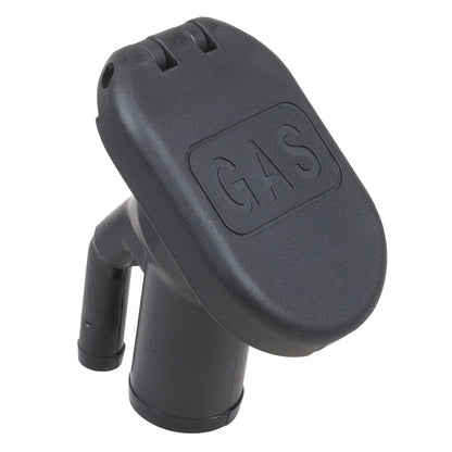 Perko Combination Vented Gas Fill/Tank f/1-1/2" Hose - 35 Angled Neck [1318DPGBLK] - BuoyMart.com  Fuel Systems Perko