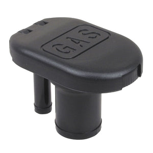 Perko Combination Vented Gas Fill/Tank f/1-1/2" Hose - Straight Neck [1319DPGBLK] - BuoyMart.com  Engine Controls Perko