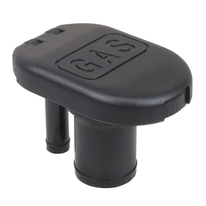 Perko Combination Vented Gas Fill/Tank f/1-1/2" Hose - Straight Neck [1319DPGBLK] - BuoyMart.com  Engine Controls Perko