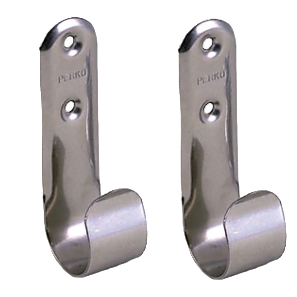 Perko Stainless Steel Boat Hook Holders - Pair [0492DP0STS] - BuoyMart.com  Hooks & Clamps Perko