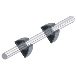 Perko Pole Storage Clips - Black - Pair [0477DP0BLK] - BuoyMart.com  Hooks & Clamps Perko