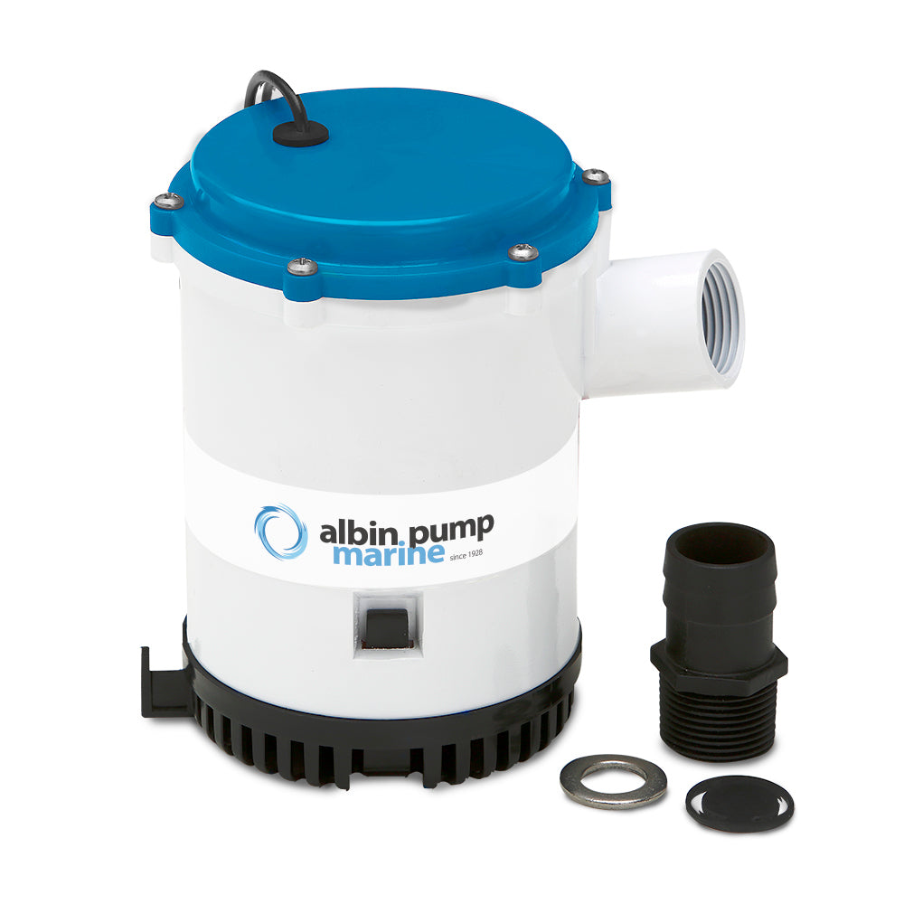 Albin Group Bilge Pump Heavy Duty 2250 GPH - 12V [01-03-013] - BuoyMart.com  Bilge Pumps Albin Group