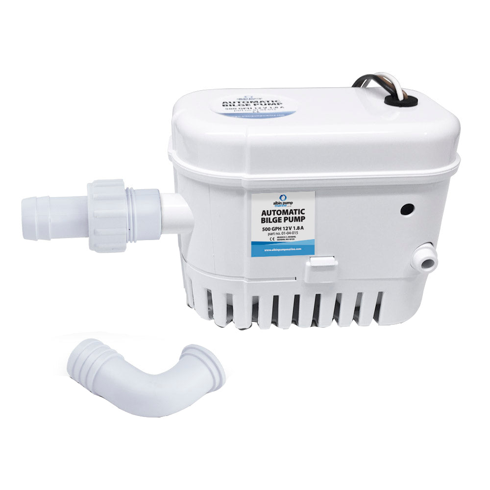 Albin Group Automatic Bilge Pump 500 GPH - 12V [01-04-015] - BuoyMart.com  Bilge Pumps Albin Group