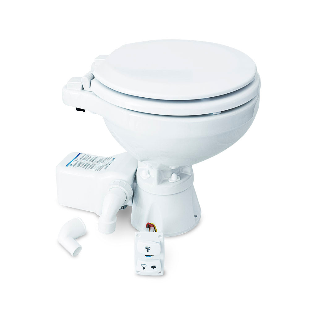 Albin Group Marine Toilet Silent Electric Compact - 12V [07-03-010] - BuoyMart.com  Marine Sanitation Albin Group