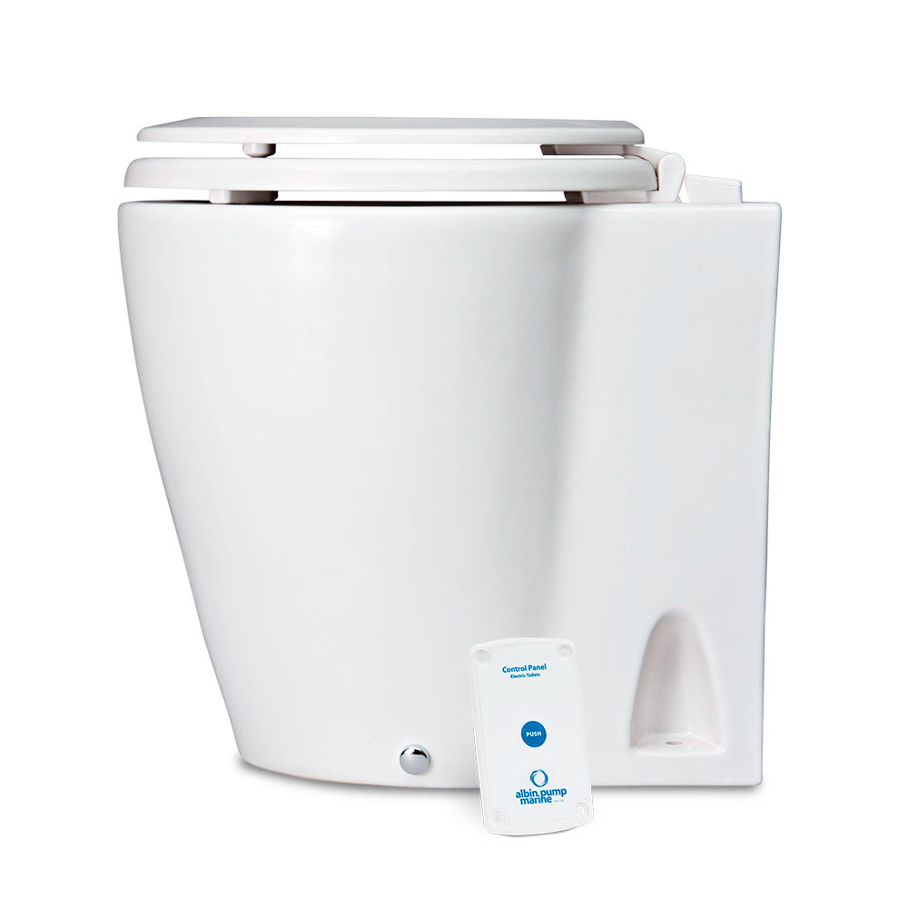 Albin Group Marine Design Marine Toilet Standard Electric - 12V [07-02-043] - BuoyMart.com  Marine Sanitation Albin Group