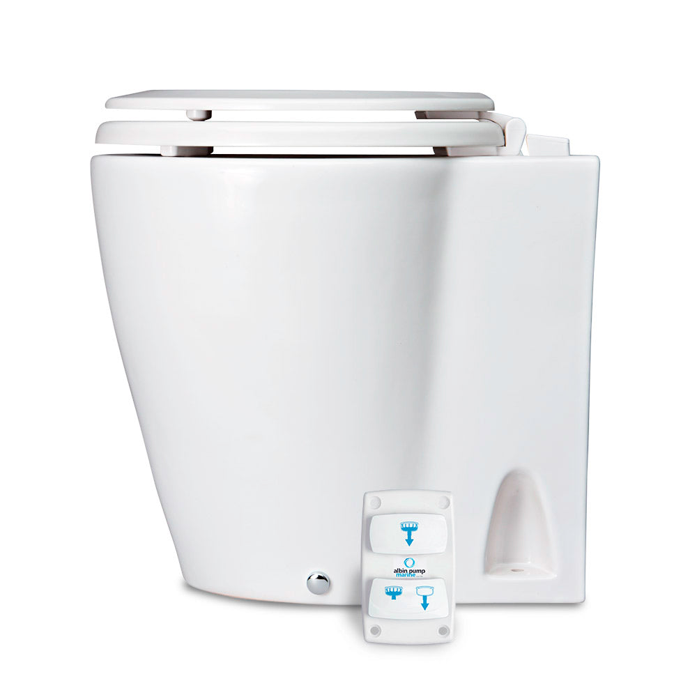Albin Group Marine Design Marine Toilet Silent Electric - 12V [07-03-045] - BuoyMart.com  Marine Sanitation Albin Group