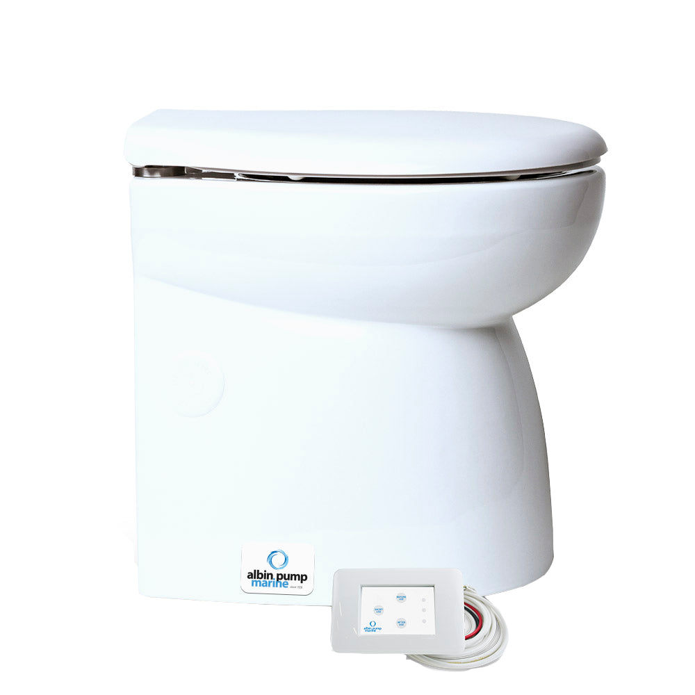 Albin Group Marine Toilet Silent Premium - 12V [07-04-014] - BuoyMart.com  Marine Sanitation Albin Group
