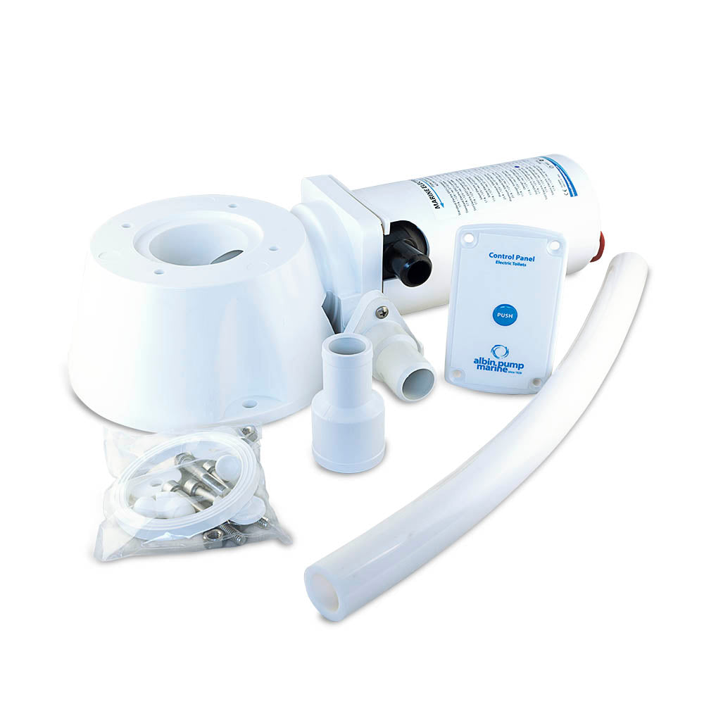 Albin Group Marine Standard Electric Toilet Conversion Kit - 12V [07-66-019] - BuoyMart.com  Accessories Albin Group
