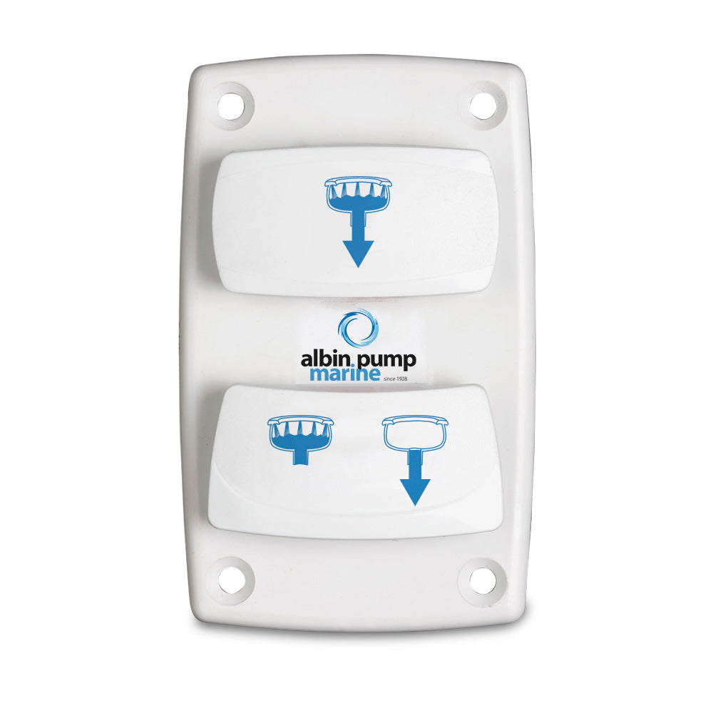Albin Group Marine Control Silent Electric Toilet Rocker Switch [07-66-025] - BuoyMart.com  Accessories Albin Group