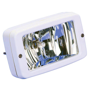 Marinco Flush Mount Halogen Deck Lamp - 12V - 55W - White [ML-005NWW] - BuoyMart.com  Flood/Spreader Lights Marinco
