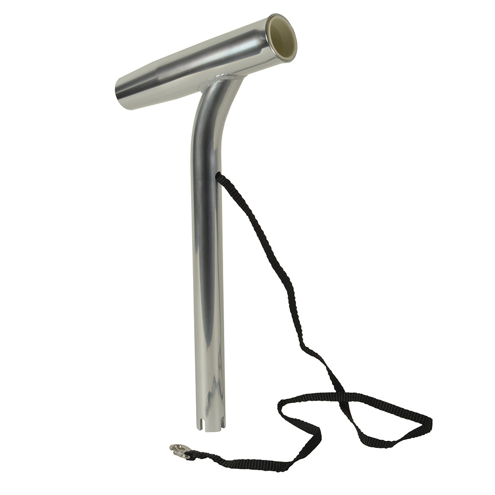 C.E. Smith Outrigger Rod Holder w/Liner  Strap - Aluminum [53800] - BuoyMart.com  Rod Holders C.E. Smith