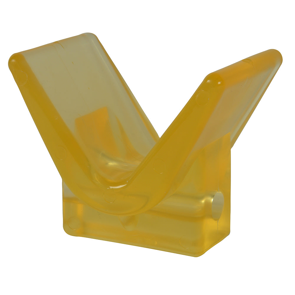 C.E. Smith Y-Stop 3" x 3" - 1/2" ID Yellow PVC [29554] - BuoyMart.com  Rollers & Brackets C.E. Smith