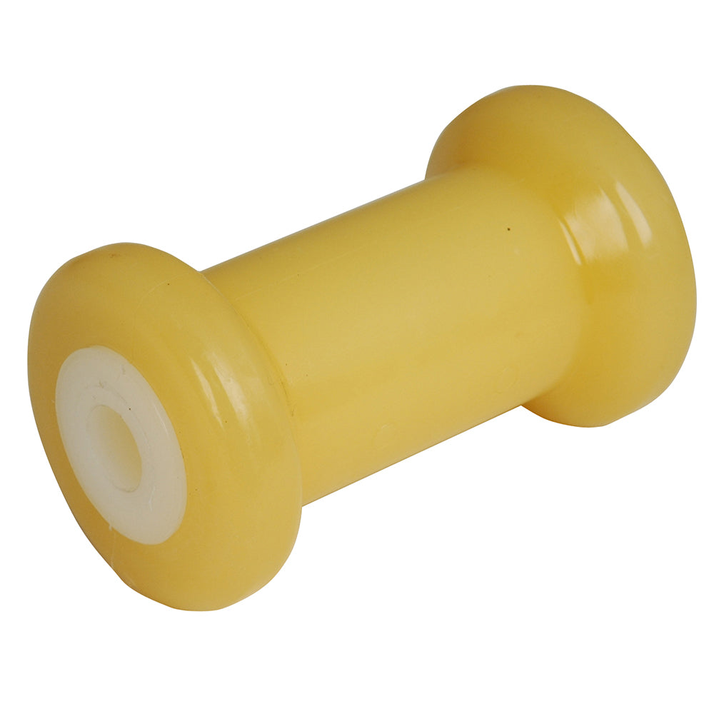 C.E. Smith Spool Roller 5" - 5/8" ID - Gold TPR w/Bushing White Solid [29712] - BuoyMart.com  Rollers & Brackets C.E. Smith